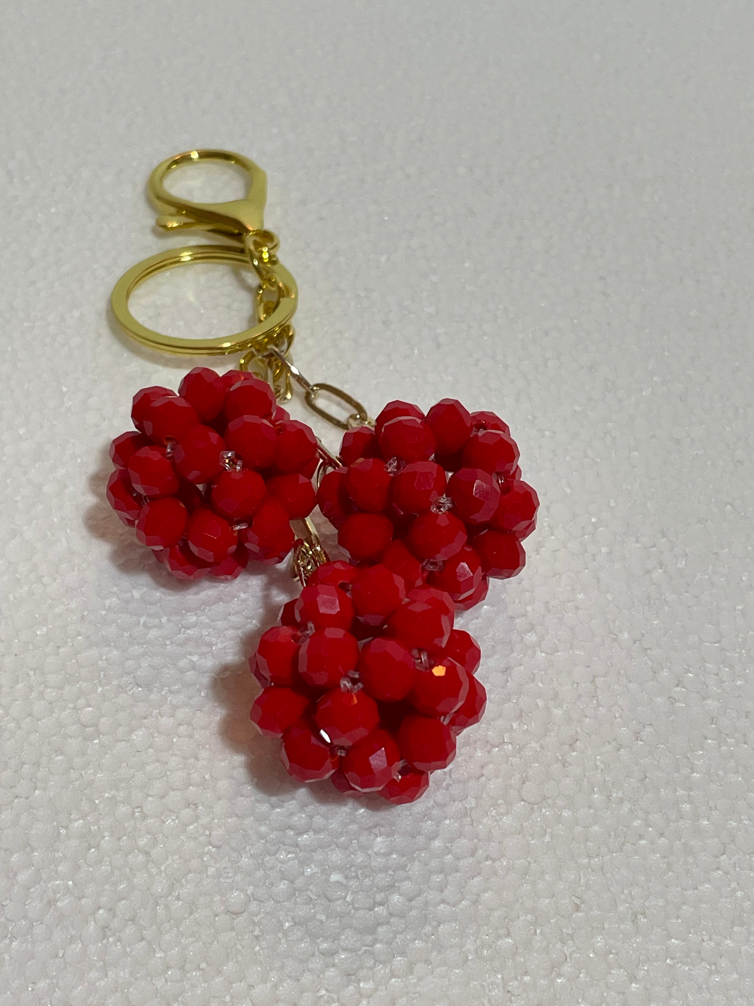 Amorea Bouls Red Crystal Charm