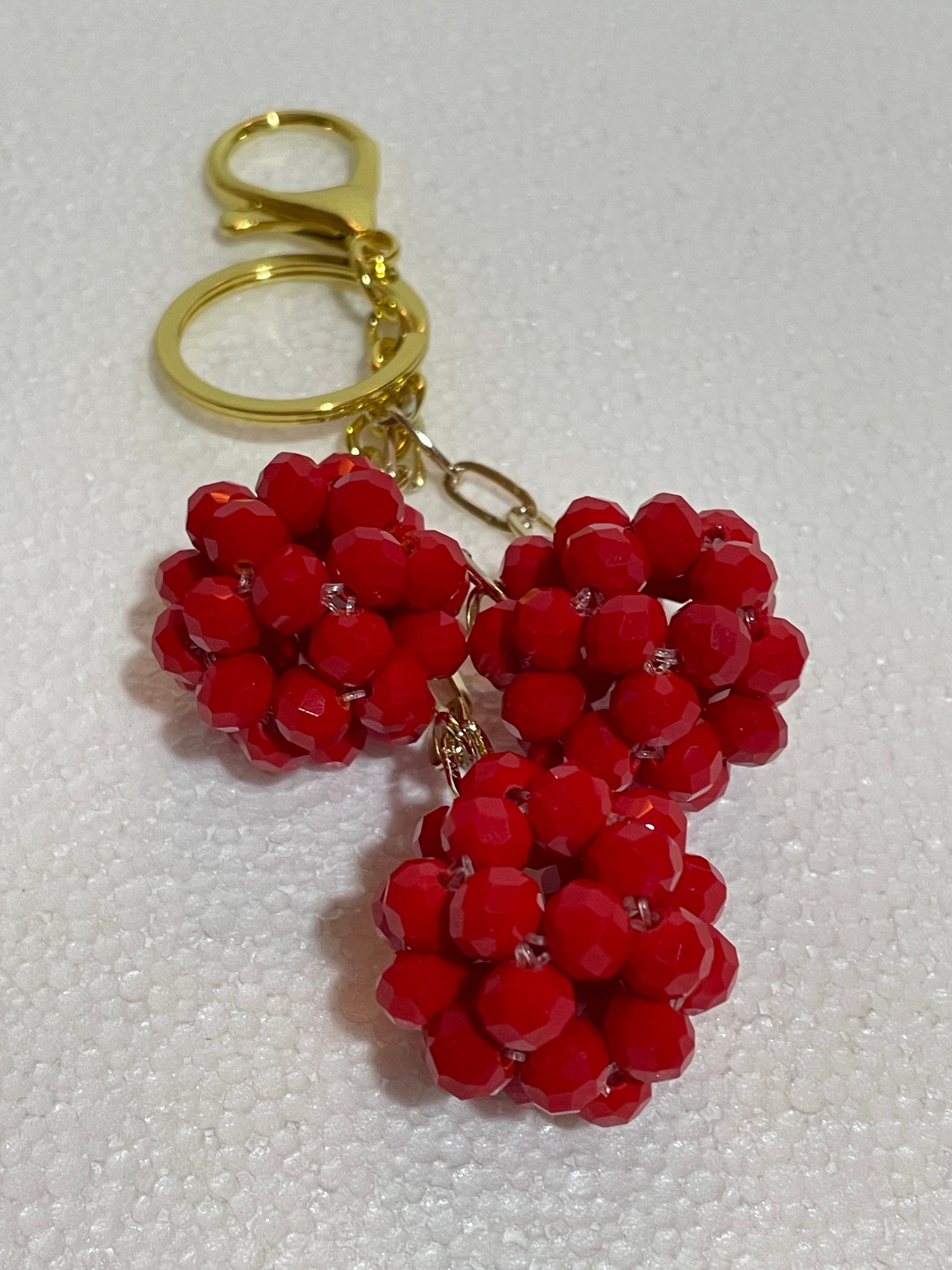 Amorea Bouls Red Crystal Charm